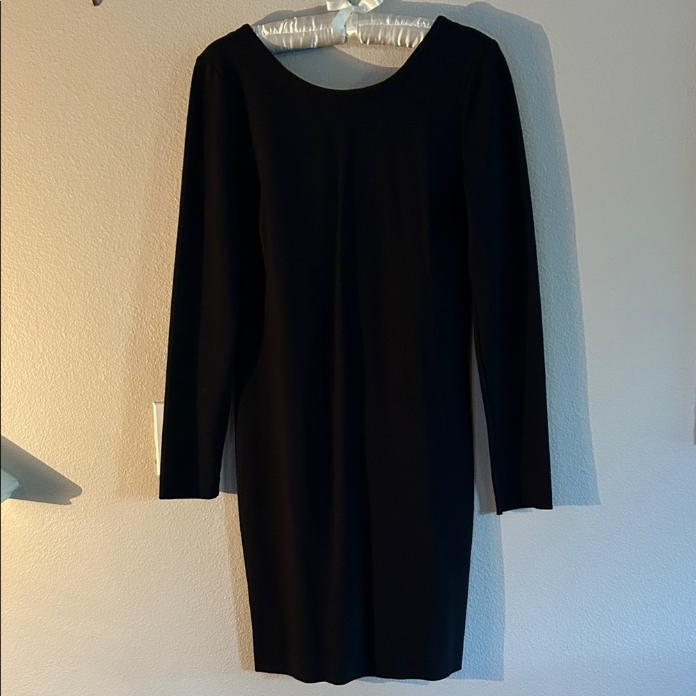 Banana Republic Classic Black Long Sleeve Dress